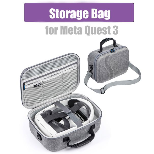 Meta Quest Z VR Gözlük Aksesuarları Seyahat Taşıma Çantası Taşınabilir Elde Taşınabilir Saklama Çantası_voghion.com