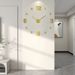 Scandinavian Minimalist Wall Clock, No-Drill DIY Silent Decorative Clock For Living Room & Bedroom, 40cm/50cm/60-90cm/80-130cm_voghion.com