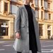 Pulse 2025 Foreign Trade European And American Men's Wool Coat Cross-Border British Style Large Size Long Double-Sided_voghion.com