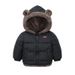Reversible Fleece-lined Winter Coat For Kids - Warm Double-sided Jacket For Boys & Girls - Soft Nylon Outer Shell With Polyester Lining_voghion.com