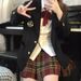 Japanische Schuluniform im JK-Stil für Mädchen, authentisches komplettes Set, Herbst/Winter, schwarzer Anzug, Studentinnenjacke für Damen_voghion.com