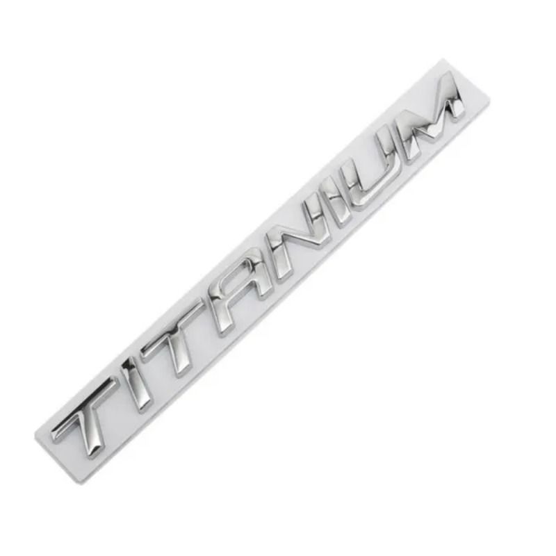 TITANIUM-logo Bil Bagagerums-emblem Chrome Badge-klistermærker_voghion.com