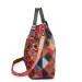 Designer Bags New Colorful Flower Hand-Ed Plaid First-Layer Cowhide Messenger Bag_voghion.com
