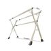SOGA 2X 2.4m Portable Standing Clothes Drying Rack Holder 3 Poles_voghion.com