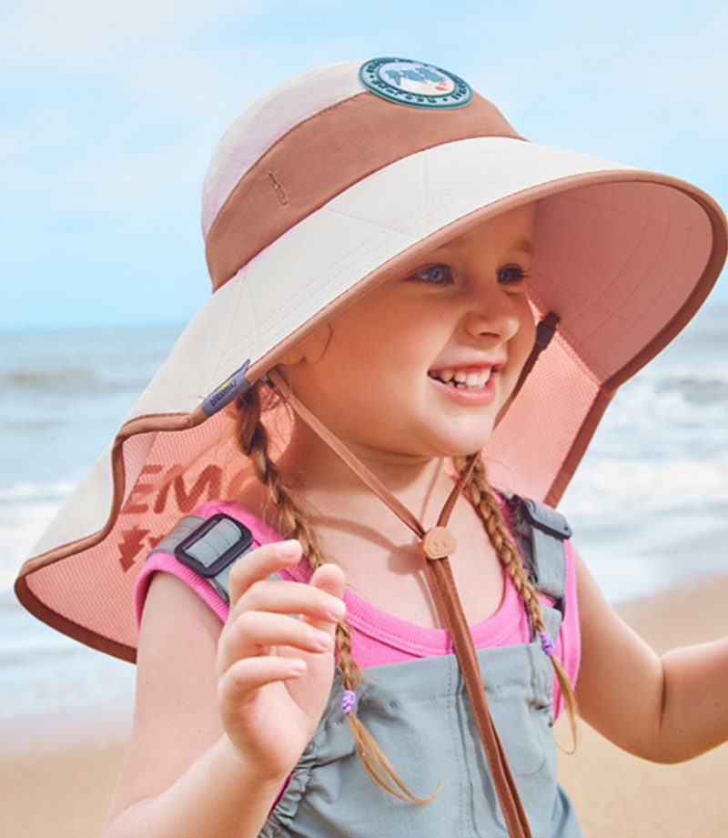 Citroen Baby Kinderzonnehoed Meisjes Jongens Zomerzonnehoed Anti-UV Grote Rand Lege Top Zonnehoed_voghion.com