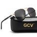 GCV Brand Classic Pilot Square Polarized Sunglasses Metal Frame Men's Driving Male Sun Glasses Eyewear UV Blocking_voghion.com