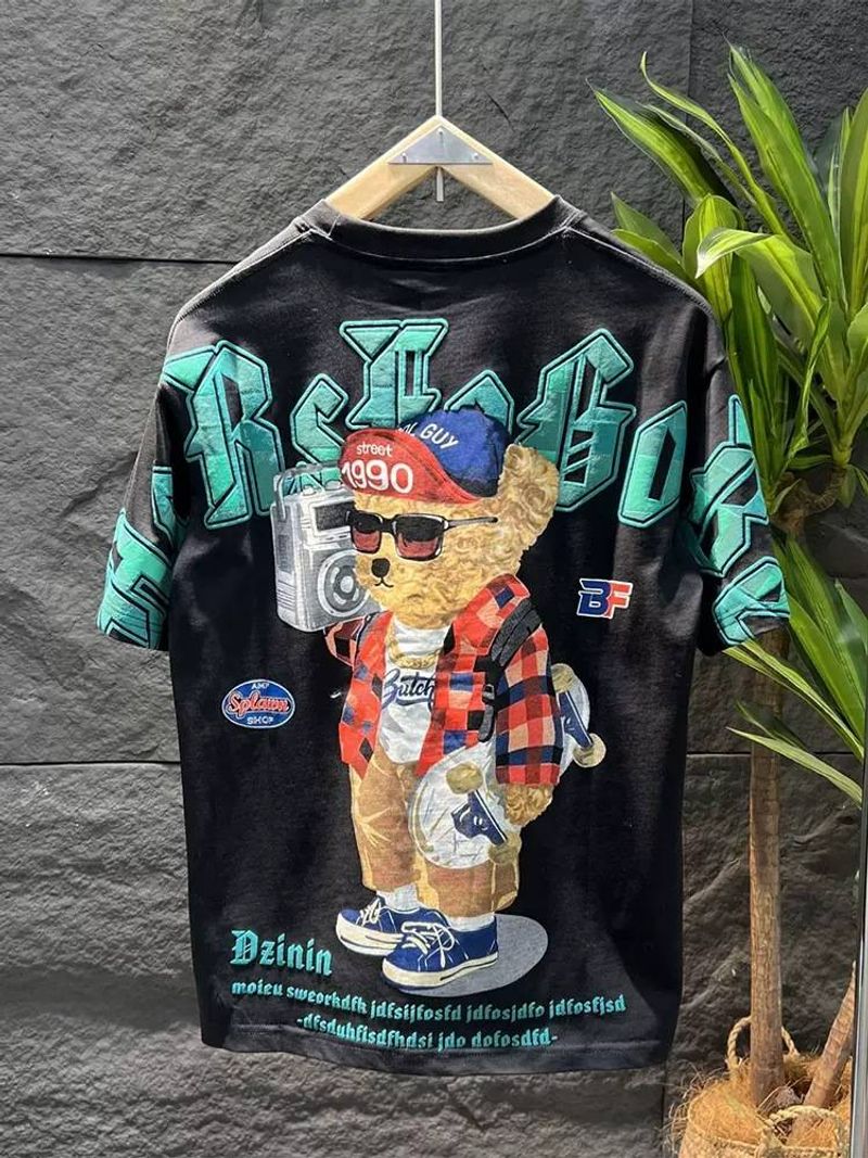 Men's Clothing Short-sleeved T-shirt Loose Plus Fat Large Size Five-point Half Sleeve_voghion.com
