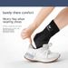 Atmungsaktive Knöchelbandage für Männer und Frauen – verstellbare Unterstützung für Laufen, Basketball, Volleyball und Fitness – Optionen für links/rechts/Paar (schwarz)_voghion.com