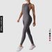Cross-Border Solid Color Nude Feel High-Strength Tight-Fitting Sports Beauty Back One-Piece Running Fitness Long Pants_voghion.com