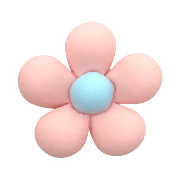 Flor de resina con bonitos dibujos animados para zapatos, hebilla de flor, accesorios de jardín para hacer tú mismo_voghion.com