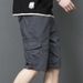 Premium Products Premium Products Modische Seven Work Shorts für Herren im Sommer, neue lockere, elastische Split-Hose mit mehreren Taschen für Jugendliche_voghion.com