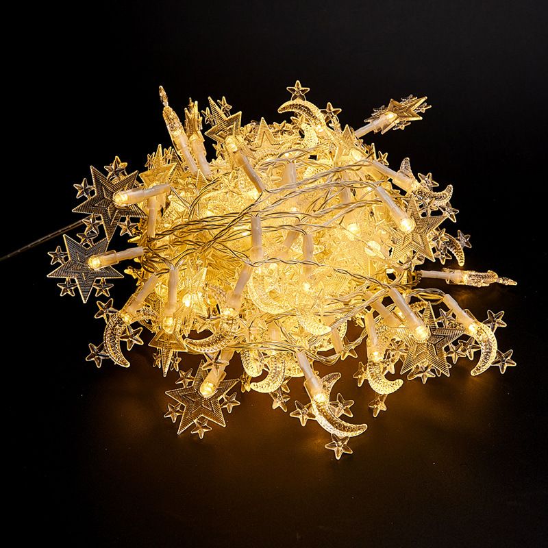 Decorazione per albero di Natale a LED con fiocco di neve e alce, atmosfera colorata per la stanza_voghion.com