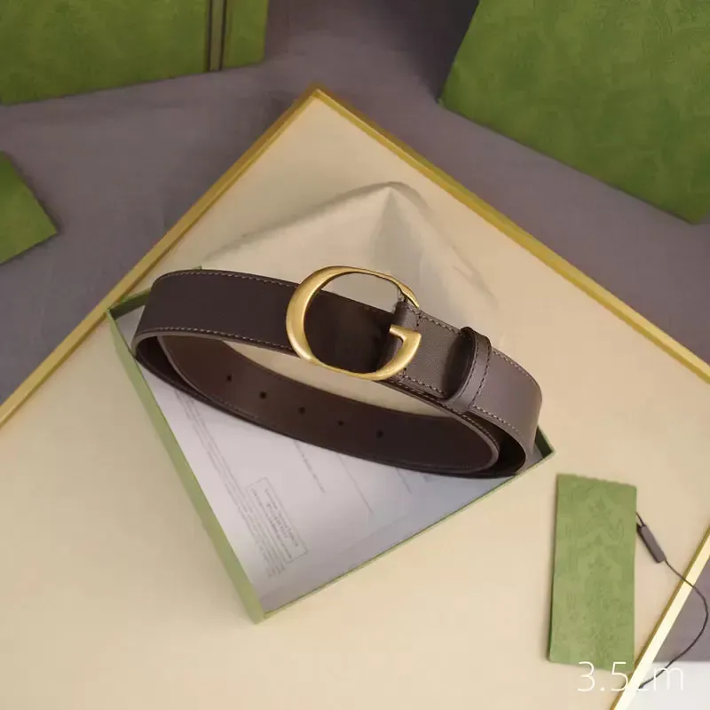 Designer Gürtel aus echtem Leder für Männer und Frauen mit Perlenschnalle, große Gürtelbreite 3,5 cm, modischer Gürtel, Taillenbänder, Cintura_voghion.com