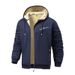 Felpa con cappuccio in pile per uomo e donna - Morbida fodera in sherpa, calda felpa invernale, abbigliamento casual unisex (taglie UE)_voghion.com