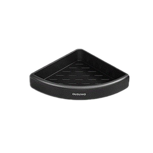 Dreieckiges Wandregal für die Toilette mit zwei abnehmbaren Ablagen – robust und tragfähig – Badezimmeraccessoires für den Haushalt_voghion.com