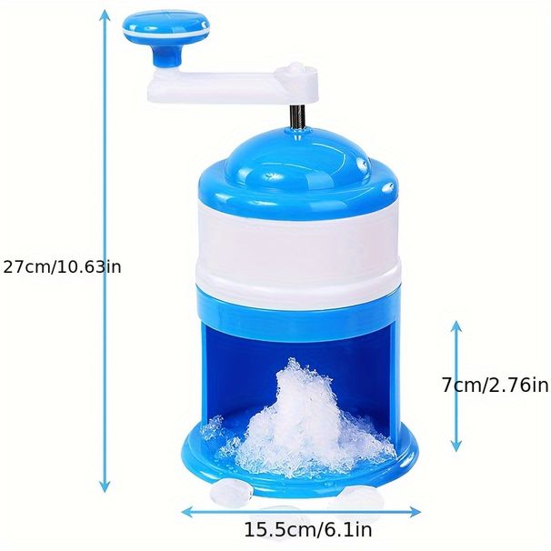 1 db jégkása készítő, smoothie készítő, fagylalt készítő, kézi gyümölcsös smoothie készítő, mini otthoni jégkása készítő, kis jégaprító, nyári_voghion.com