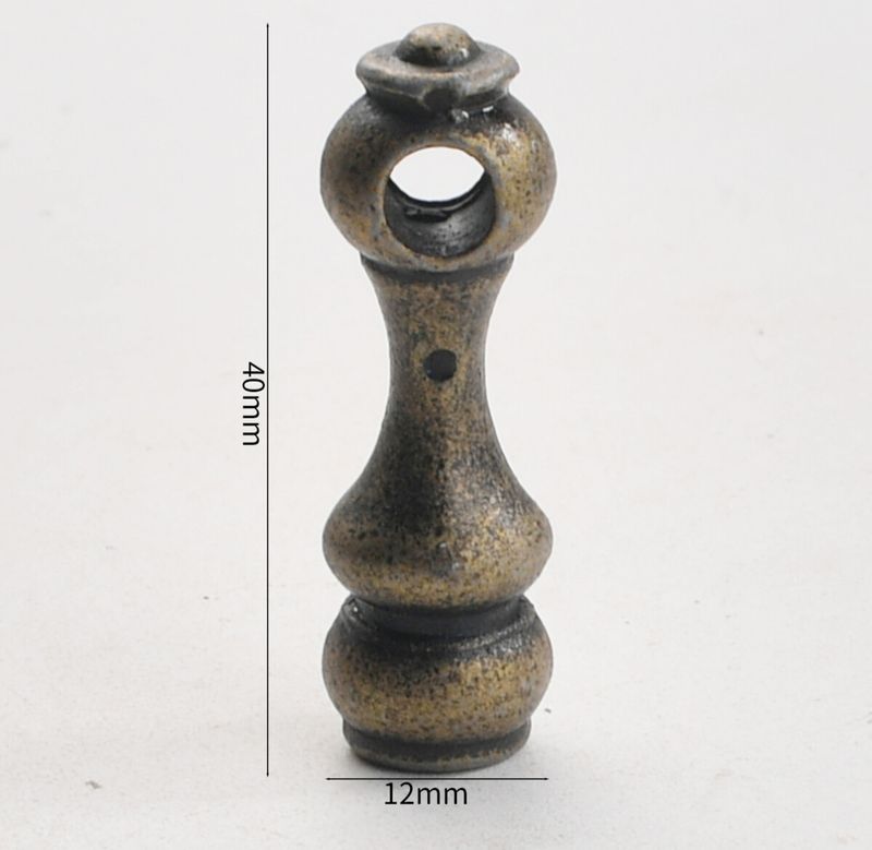 Home Decor European Style Antique Brass Ring Drawer Pull Single Hole Cabinet Door Handle_voghion.com