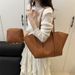 Large Capacity Commuter Versatile Women's 2025 New Fashion Single Shoulder Casual Design Sense Mother-Daughter Bag_voghion.com