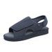 Qiwago New Summer Sandals Openable Wide Thick Sole Shoes For Big Feet Large Size_voghion.com