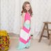 Foreign Trade Parent Child Dress Knitted Parent Child Dress Spliced Parent Child Dress_voghion.com