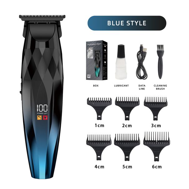 Professional Hair Clipper For Men - Cordless Rechargeable Hair Trimmer With Digital Display, Precision T-Blade For Fade, Taper & Edge Up_voghion.com