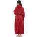 Soft Touch Micro Fleece Huva Morgonrock Plysch Lång Spa Robe Absorberande Morgonrock_voghion.com
