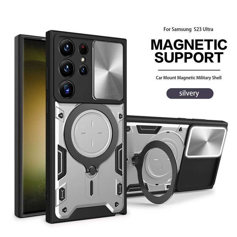 Phone Case ring bracket push window anti fall shell car call flash protective cover_voghion.com