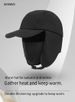 Winter Warm Hat Men's Cycling Windproof Hat Outdoor Velvet Thickened Cycling Cold Ear Protection Lei Feng Hat Winter_voghion.com
