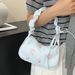 Borsa a tracolla di alta qualità, piccola, con coulisse, in tela floreale, delicata e dolce, per donna, 2024_voghion.com