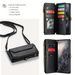 Wireless Charging, Blocked Card Slot, Flip-Open PU Leather Protective Case - Compatible with 12/13/14/15 Plus Pro Max, Stylish Shoulder Bag Design_voghion.com