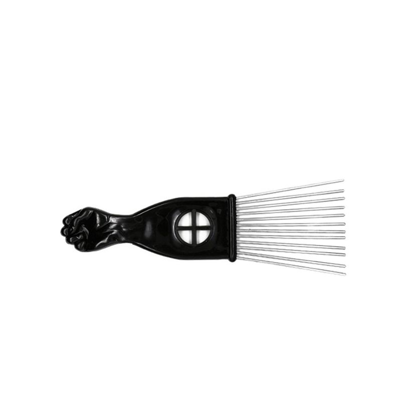 Stylingaccessoires Stylingaccessoires Zwarte permanentkamset Afrikaanse dreadlocks Verzorgingstools Spons Modelleerkam Stalen naaldinzetkam_voghion.com