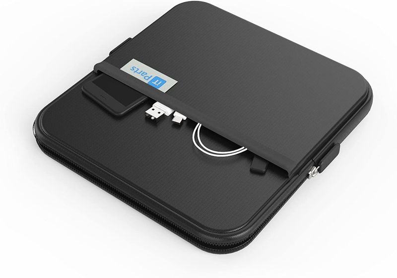 iTParts Sleeve Case Storage Pouch Bag – Shockproof Neoprene USB CD DVD Drive Protective Sleeve for External Blu-Ray Drive;  Disc Player;  Hard Drive. _voghion.com