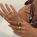 Niche Sweet Cool Ins Geometric Light Luxury Open Set Personality Index Finger Ring_voghion.com