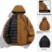 Goose Down Outdoor 3-in-1 Men's Winter Insulated Jacket With Removable Down Liner Versatile 3-in-1 Hiking Jacket With Triple Protection_voghion.com