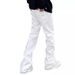 Abbigliamento maschile stile high street vibe jeans neri con bottoni per uomo ins brand pantaloni larghi dritti a tubo svasati_voghion.com