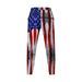 Pantaloni sportivi casual larghi e dritti da uomo, primavera estate, pantaloni lunghi oversize con stampa della bandiera americana_voghion.com