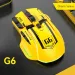 Mouse da gioco ricaricabile da tavolo ZIYOULANG G6 Wireless Bluetooth 1200DPI RGB con ritorno in un clic, accessori per giocatori_voghion.com