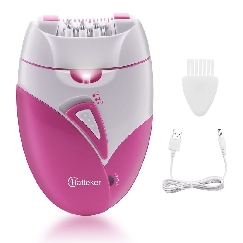 Épilateur HATTEKER pour femmes, appareil d'épilation Silk-epil sans fil pour femmes_voghion.com