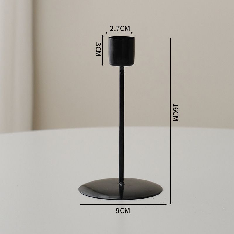 Elegant Iron Candle Holders – Handcrafted Table Decor For Romantic Dinners, Weddings & Festive Ambiance (1/2/3-Wick, Gold & Black)​_voghion.com