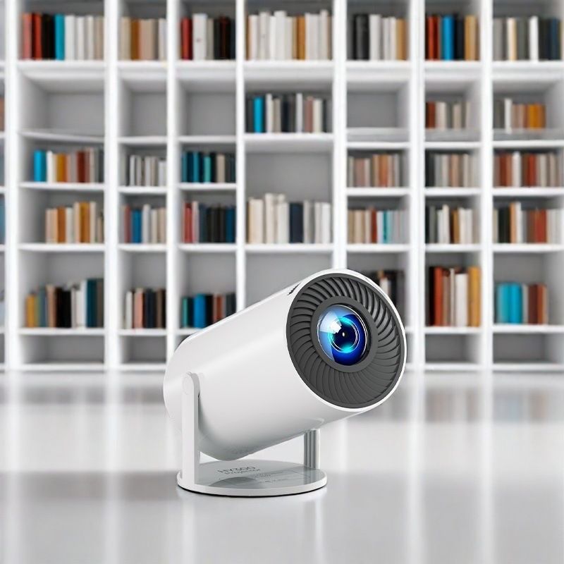 PTZ Projector With HDMI Input Mobile Screen Casting, Direct Projection On White Wall, Ultra HD For Dormitory, Home,_voghion.com