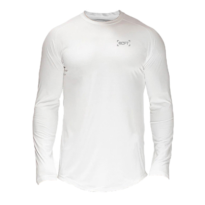 Men's fitness long sleeved tight PRO running sports T- autumn and winter elastic quick drying mesh basketball base_voghion.com