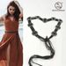 New Retro Ethnic Style Su Waist Belt Bohemian Black Waist Chain Waist Cinching Slimming Women's Belt Paired With Dress Skirt_voghion.com