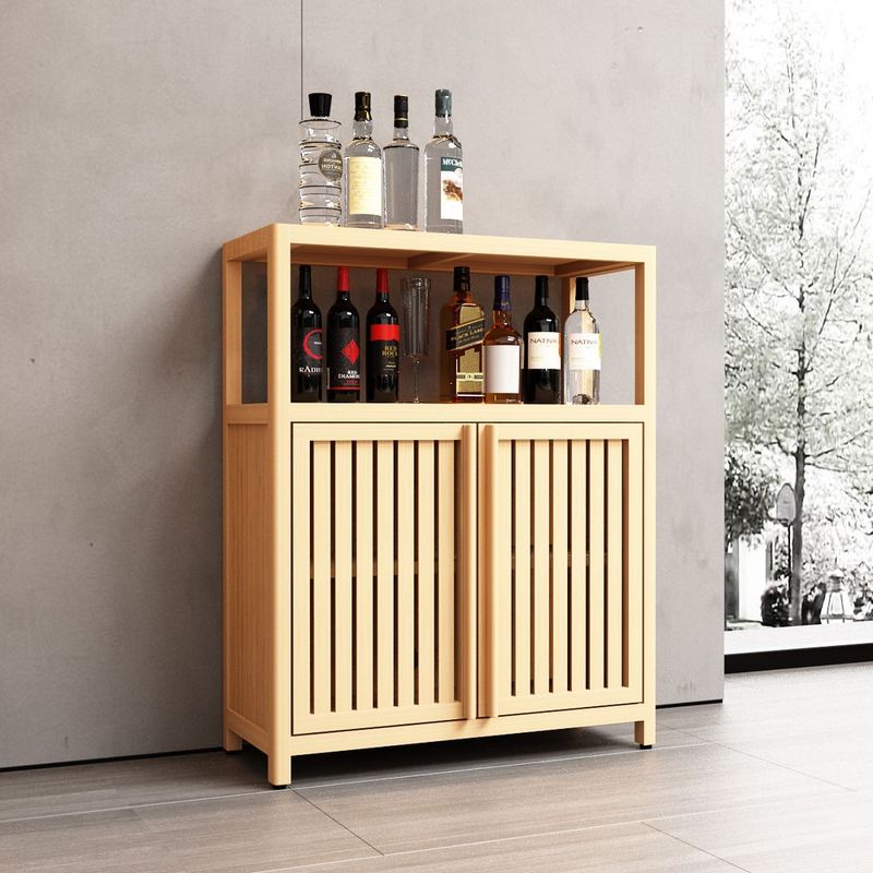 Large Capacity Bamboo Storage Cabinet Furniture For Bathroom Living Room Bathroom Bamboo Storage Cabinet With Shelves_voghion.com