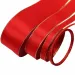 Juego de 4 rollos/paquete de cintas de raso rojas con bordes dorados para embalaje de cajas de regalo, decoración para el cabello, bricolaje con mariposas_voghion.com