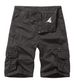 Mænds almindelige flap-lomme bomuldscargo-shorts til forår og sommer_voghion.com
