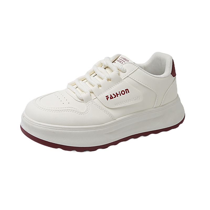 2025 Little White Spring Nueva edición coreana Ins Estudiantes femeninas Deportes de ocio Zapatos de tabla versátiles Street Shot W2028_voghion.com