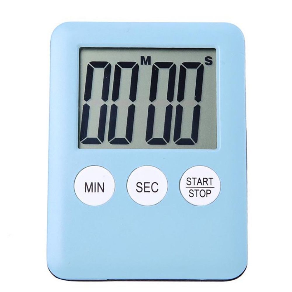 3 pezzi grande display digitale LCD timer da cucina quadrato orologio da cucina conto alla rovescia sveglia orologio magnetico cronometro orologio timer#W_voghion.com