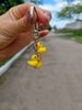 Education & Office Supplies Cute Cartoon Little Yellow Duck Resin Couple Bag Keychain Mobile Phone Small Pendant Keychain_voghion.com