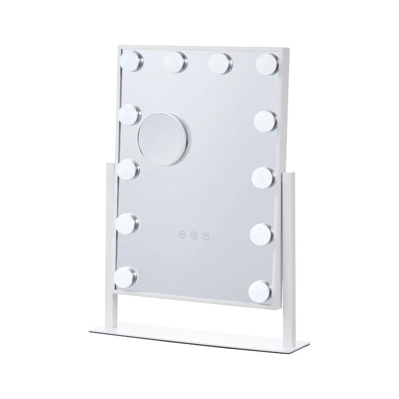Magnification 16.1x11.8 With 5X Makeup Vanity Mirror In Hollywood Lights_voghion.com