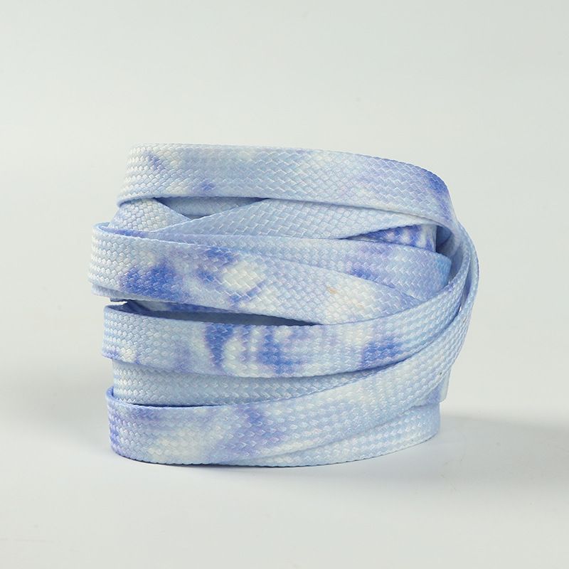 Schuhzubehör bunte flache Schnürsenkel geeignet für Brettschuhe, Segeltuchschuhe, weiße Schuhe, Sportschuhe_voghion.com